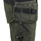 Blaklader Ambacht X1900 Shorts 19921141 denim stretch donker herfstgroen-zwart(4298)