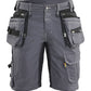 Blaklader Ambacht X1900 Shorts 19921141 denim stretch midden grijs-zwart(9699)