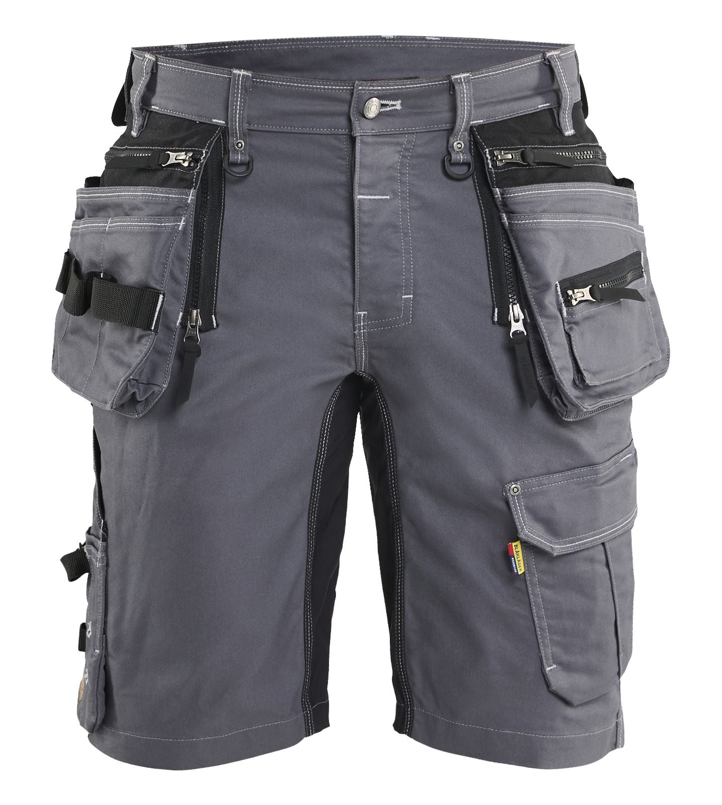 Blaklader Ambacht X1900 Shorts 19921141 denim stretch midden grijs-zwart(9699)