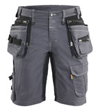 Blaklader Ambacht X1900 Shorts 19921141 denim stretch midden grijs-zwart(9699)