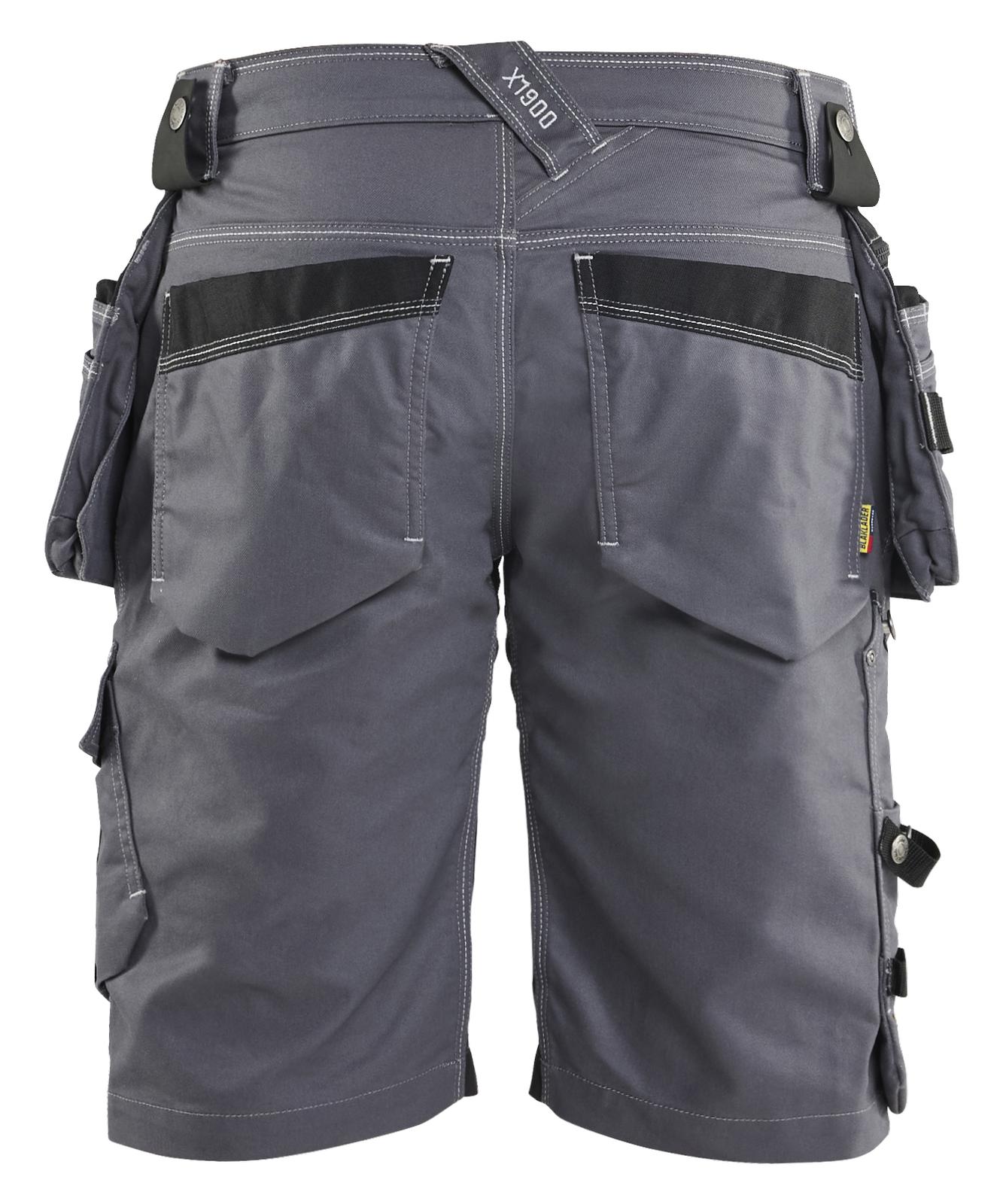 Blaklader Ambacht X1900 Shorts 19921141 denim stretch midden grijs-zwart(9699)
