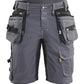 Blaklader Ambacht X1900 Shorts 19921141 denim stretch midden grijs-zwart(9699)