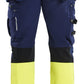 Blaklader Broeken 19931642 marineblauw-fluo geel(8933)