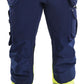 Blaklader Broeken 19931642 marineblauw-fluo geel(8933)