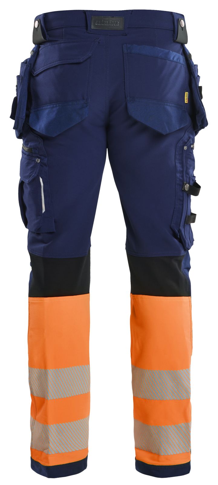 Blaklader Werkbroeken 19931642 marineblauw-oranje(8953)
