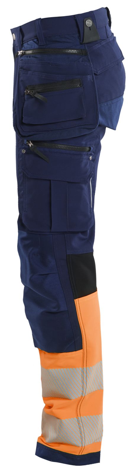 Blaklader Werkbroeken 19931642 marineblauw-oranje(8953)