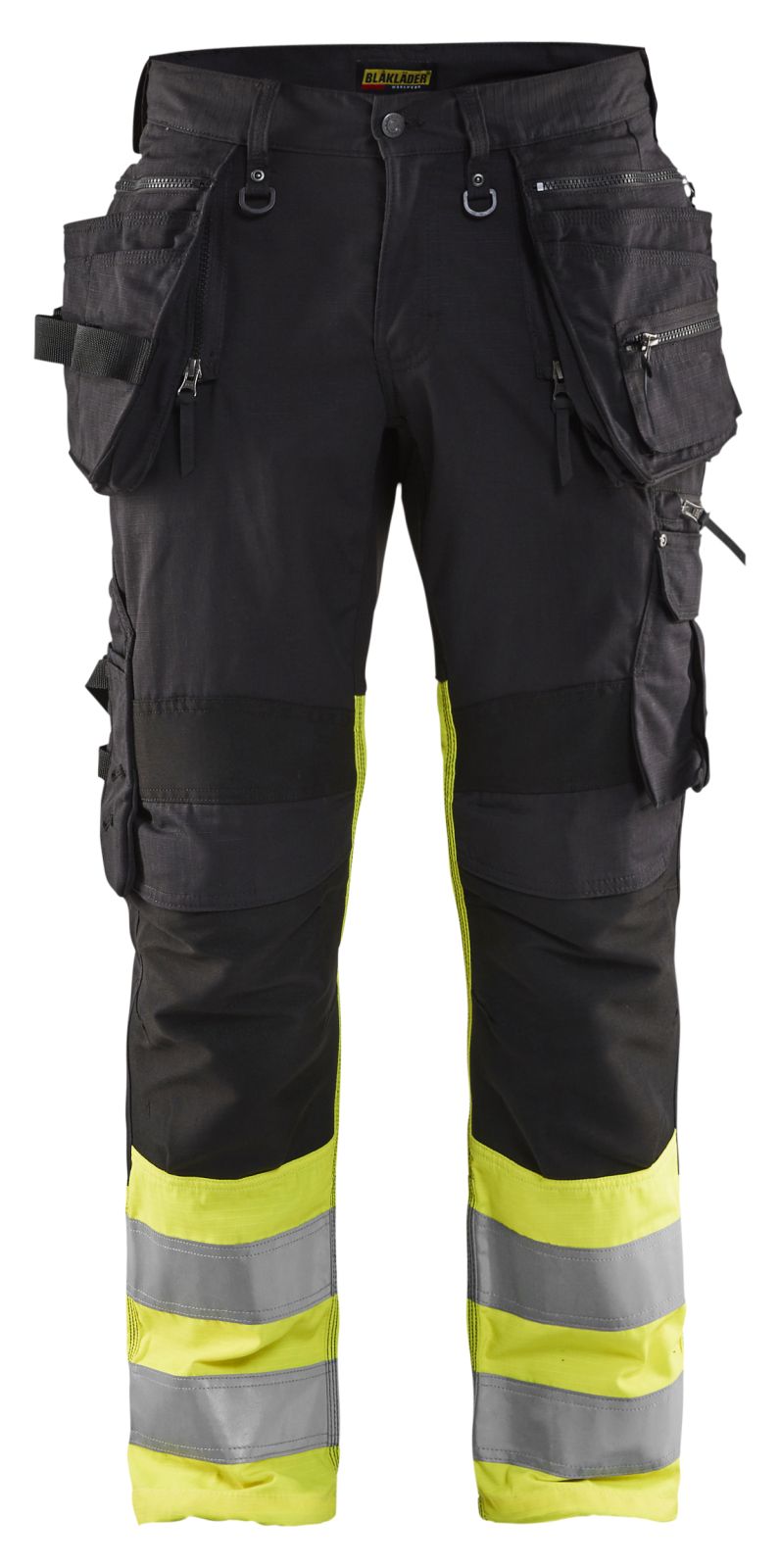 Blaklader Broeken 19941330 HiVis zwart-fluo geel(9933)