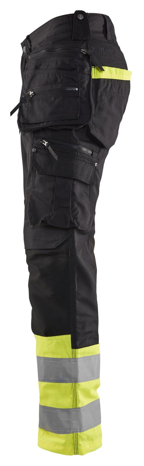 Blaklader Broeken 19941330 HiVis zwart-fluo geel(9933)