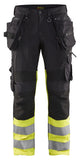 Blaklader Broeken 19941330 HiVis zwart-fluo geel(9933)