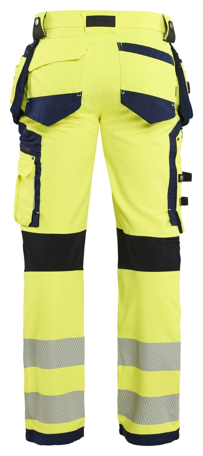 Blaklader Broeken 19971642 HiVis fluo geel-marineblauw(3389)