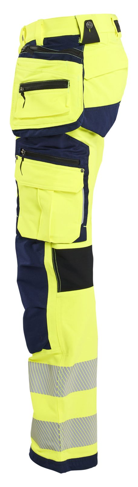 Blaklader Broeken 19971642 HiVis fluo geel-marineblauw(3389)