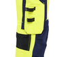 Blaklader Broeken 19971642 HiVis fluo geel-marineblauw(3389)