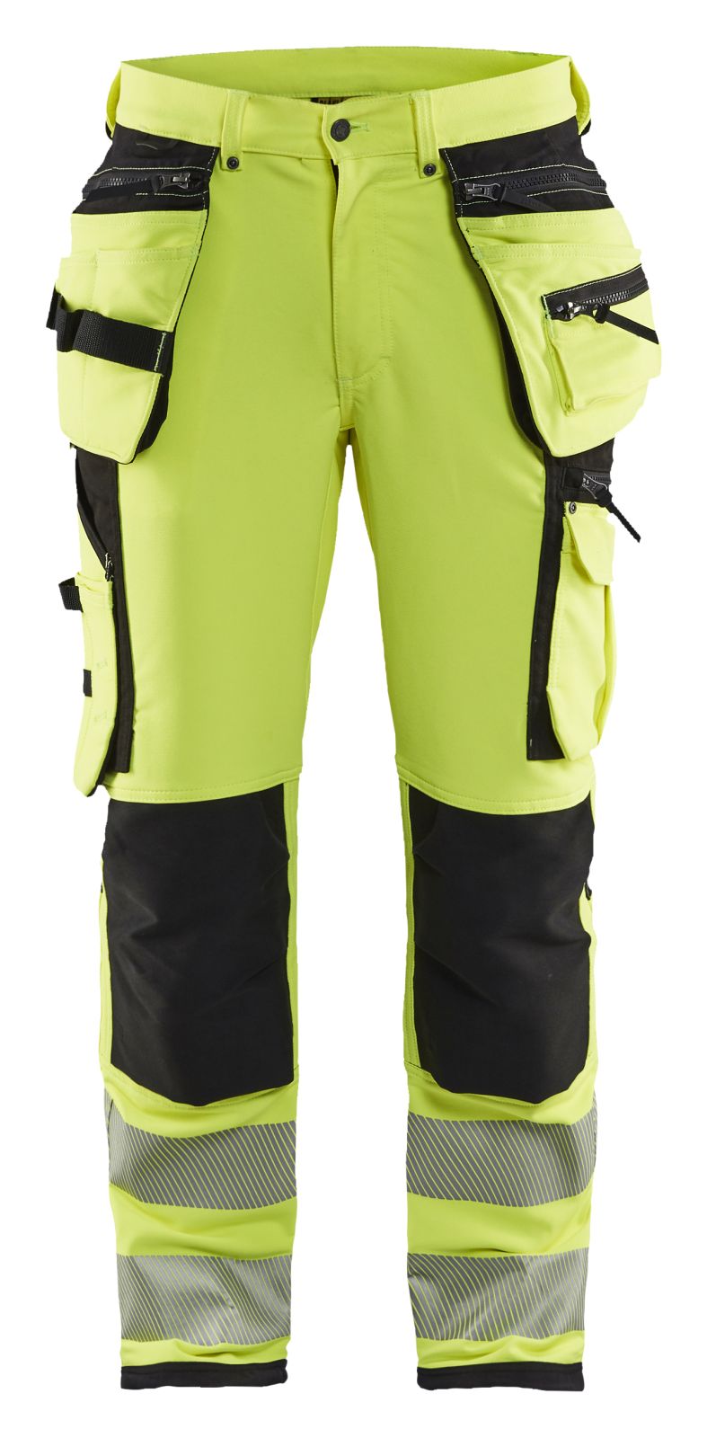 Blaklader Broeken 19971642 HiVis fluo geel-zwart(3399)