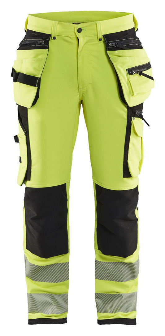 Blaklader Broeken 19971642 HiVis fluo geel-zwart(3399)