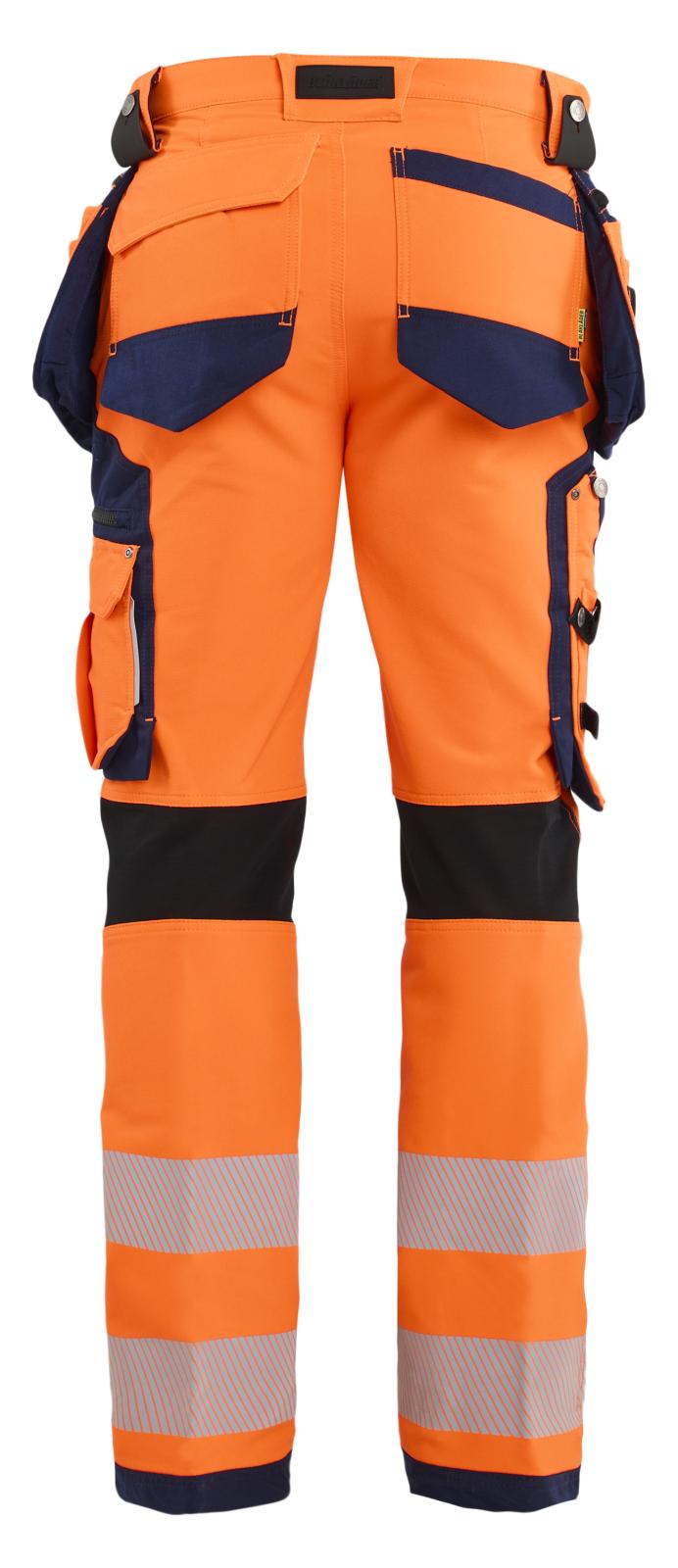 Blaklader Werkbroeken 19971642 fluo oranje-marineblauw(5389)
