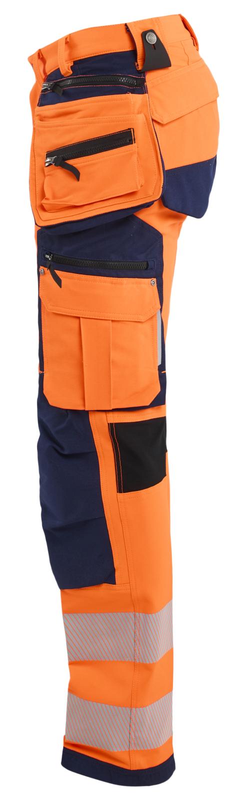 Blaklader Werkbroeken 19971642 fluo oranje-marineblauw(5389)