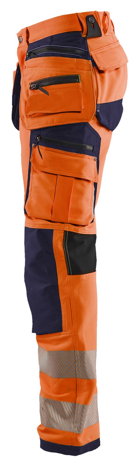 Blaklader Werkbroeken 19971642 fluo oranje-marineblauw(5389)