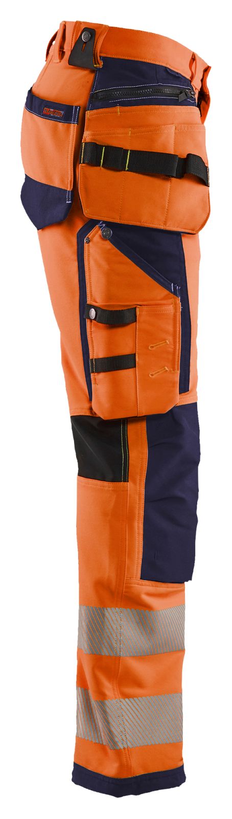 Blaklader Werkbroeken 19971642 fluo oranje-marineblauw(5389)
