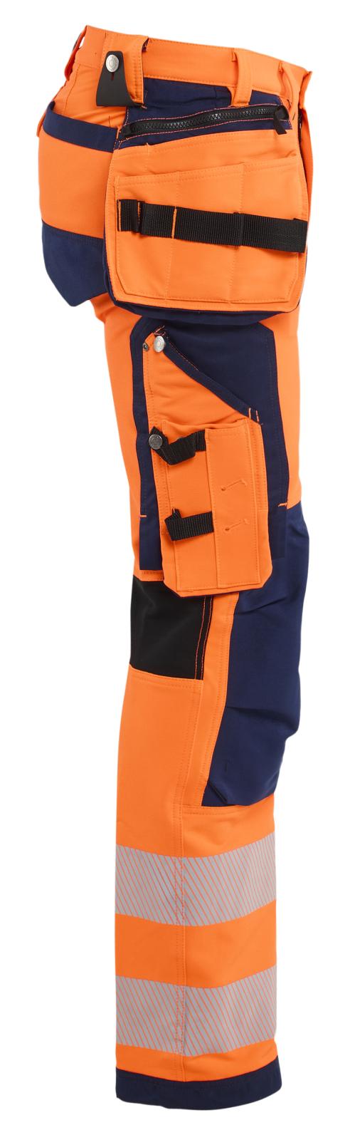 Blaklader Werkbroeken 19971642 fluo oranje-marineblauw(5389)