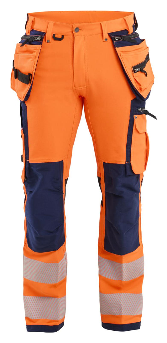 Blaklader Werkbroeken 19971642 fluo oranje-marineblauw(5389)