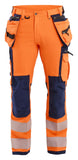 Blaklader Werkbroeken 19971642 fluo oranje-marineblauw(5389)