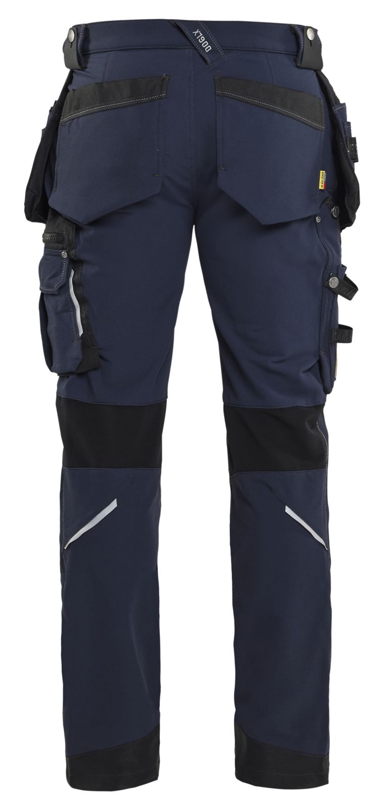 Blaklader Broeken 19981644 met Stretch donker marineblauw-zwart(8699)