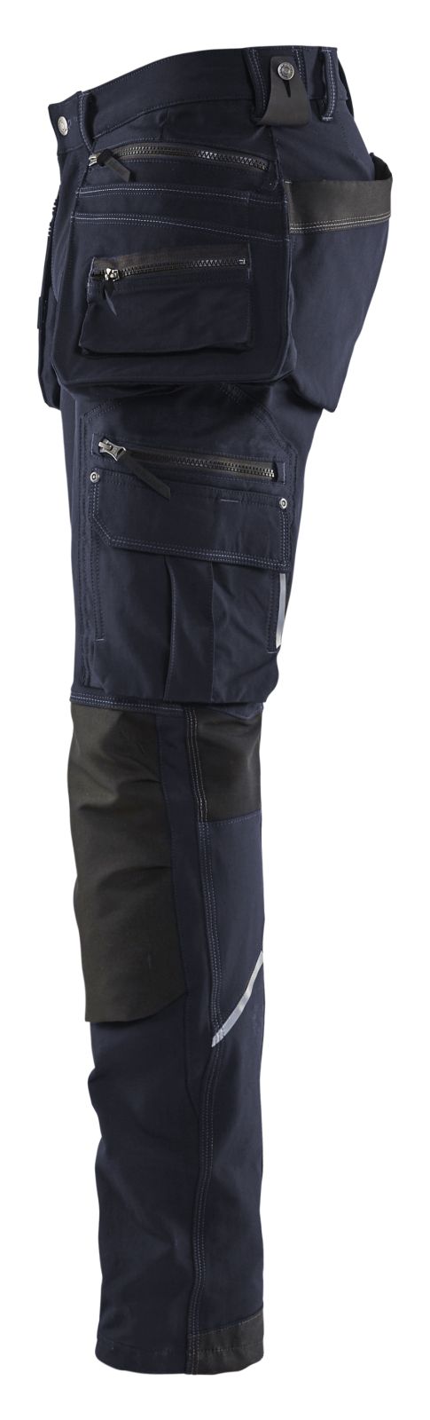 Blaklader Broeken 19981644 met Stretch donker marineblauw-zwart(8699)