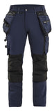 Blaklader Broeken 19981644 met Stretch donker marineblauw-zwart(8699)