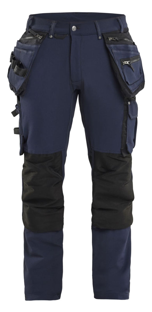Blaklader Broeken 19981644 met Stretch donker marineblauw-zwart(8699)