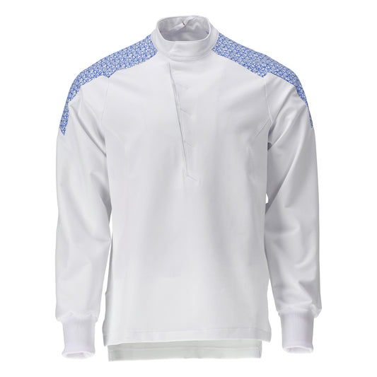 Mascot Food & care Tuniek 20052-511 stretch wit-helder blauw(0691)