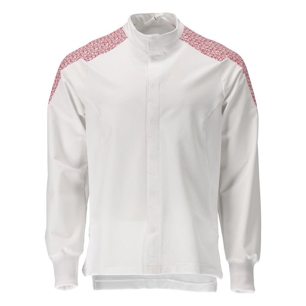 Mascot Food & care Jas 20054-511 stretch wit-signaalrood(06202)