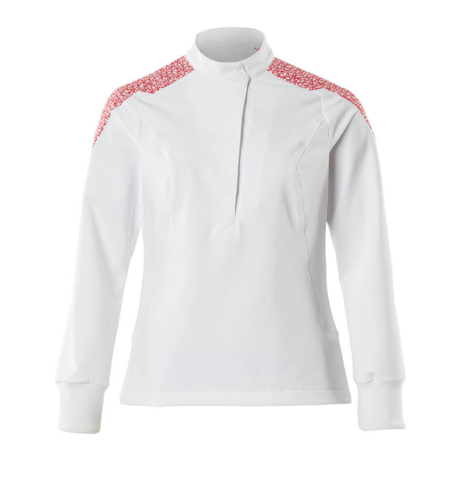 Mascot Food & care Tuniek 20062-511 stretch dames wit-signaalrood(06202)