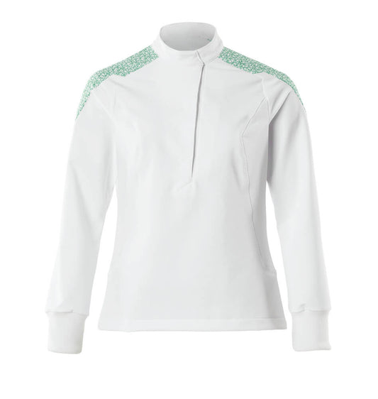 Mascot Food & care Tuniek 20062-511 stretch dames wit-helder groen(06333)