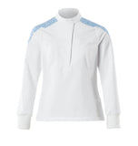 Mascot Food & care Tuniek 20062-511 stretch dames wit-helder blauw(0691)