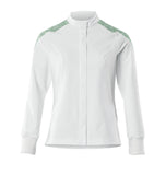Mascot Food & care Jas 20064-511 stretch dames wit-helder groen(06333)