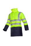 Sioen Jassen Stormflash  fluo geel-marineblauw