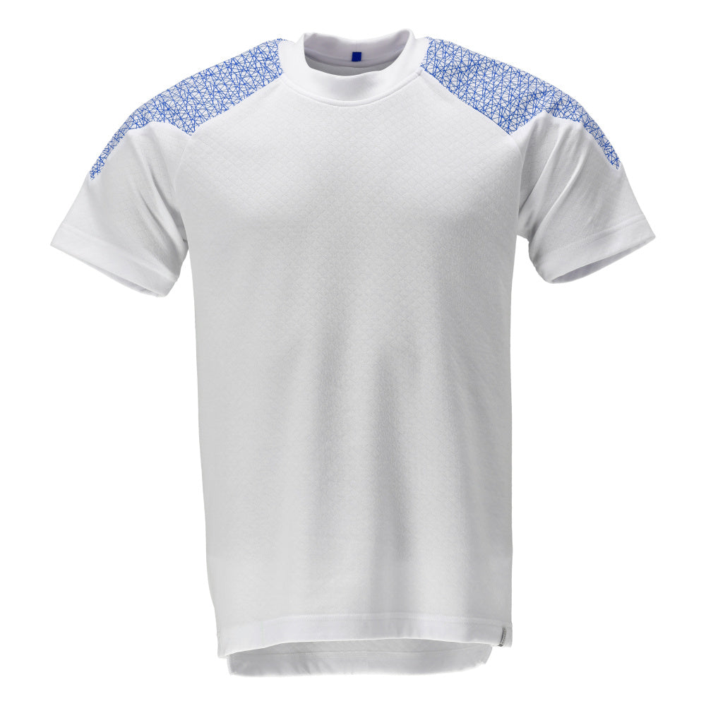 Mascot Food & care T-shirt 20082-933 wit-helder blauw(0691)