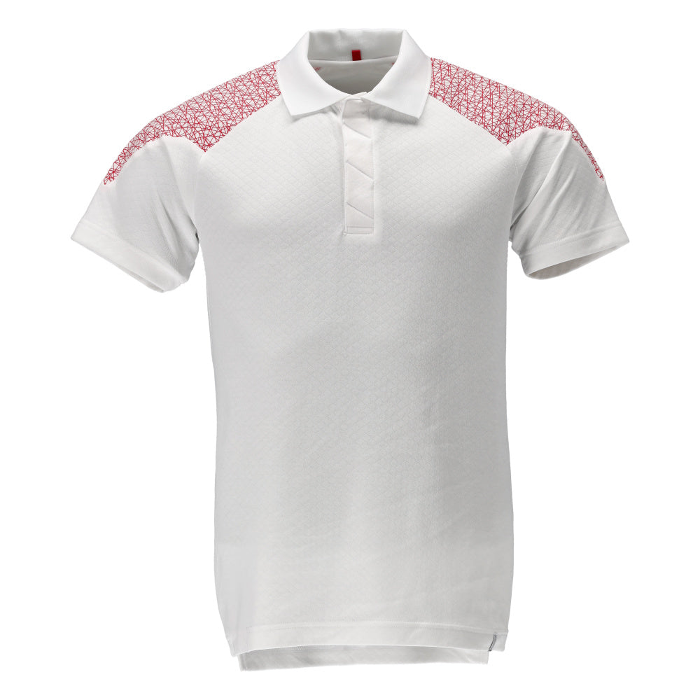 Mascot Food & care Poloshirt 20083-933 wit-signaalrood(06202)