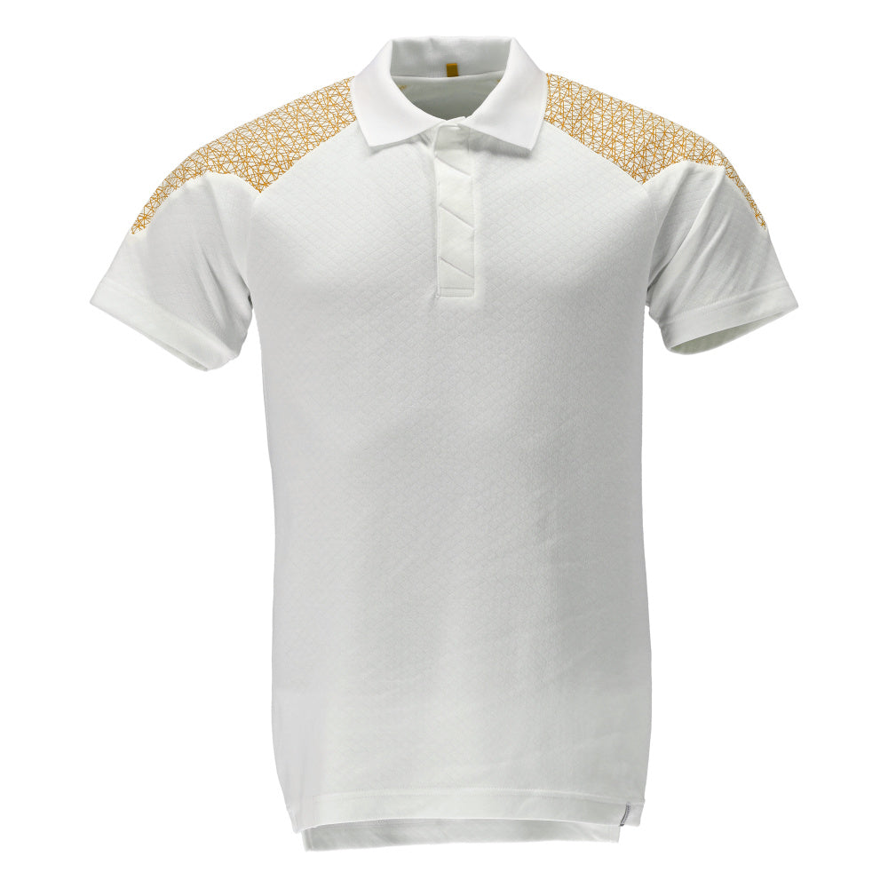 Mascot Food & care Poloshirt 20083-933 wit-kerriegeel(0670)