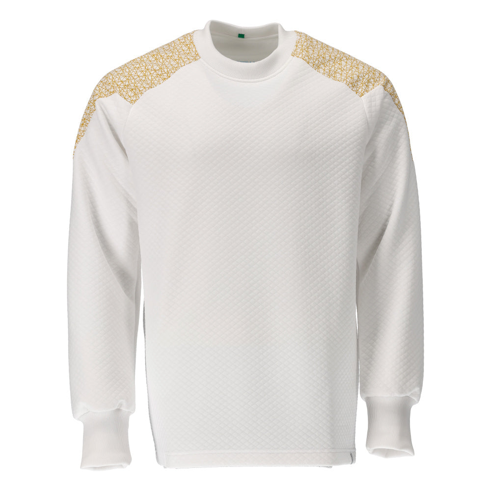 Mascot Food & care Sweatshirt 20084-932 wit-kerriegeel(0670)