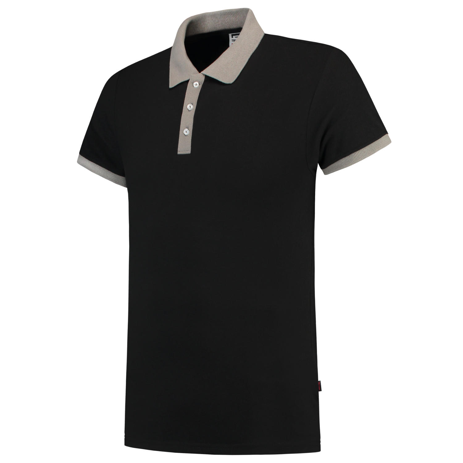 Tricorp Casual Poloshirts 201002-PBF210 zwart-grijs(blackgrey)