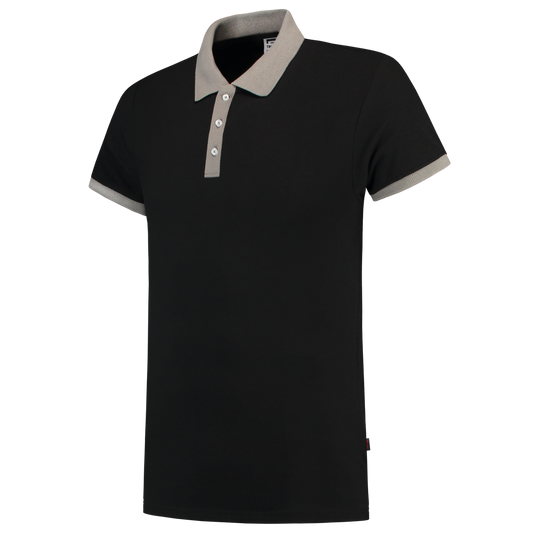 Tricorp Casual Poloshirts 201002-PBF210 zwart-grijs(blackgrey)