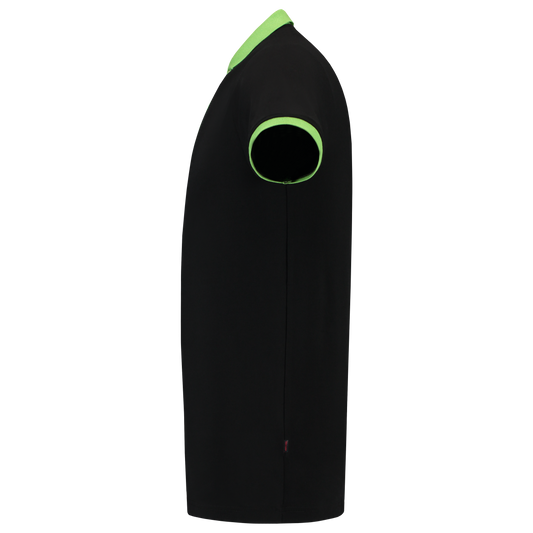 Tricorp Casual Poloshirts 201002-PBF210 zwart-limoen(blacklime)