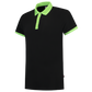 Tricorp Casual Poloshirts 201002-PBF210 zwart-limoen(blacklime)