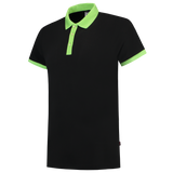 Tricorp Casual Poloshirts 201002-PBF210 zwart-limoen(blacklime)