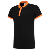 Tricorp Casual Poloshirts 201002-PBF210 zwart-oranje(blackorange)