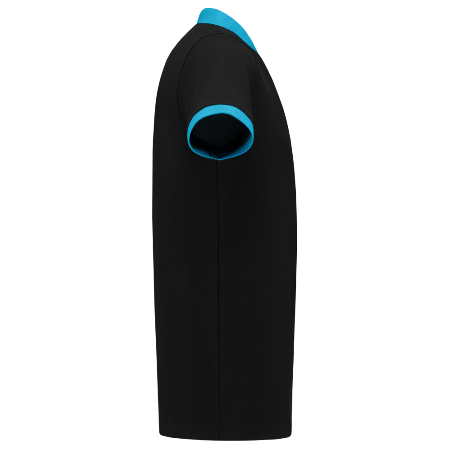 Tricorp Casual Poloshirts 201002-PBF210 zwart-turkoois(blackturquoise)