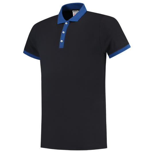 Tricorp Casual Poloshirts 201002-PBF210 marineblauw-koningsblauw(navyroyalblue)