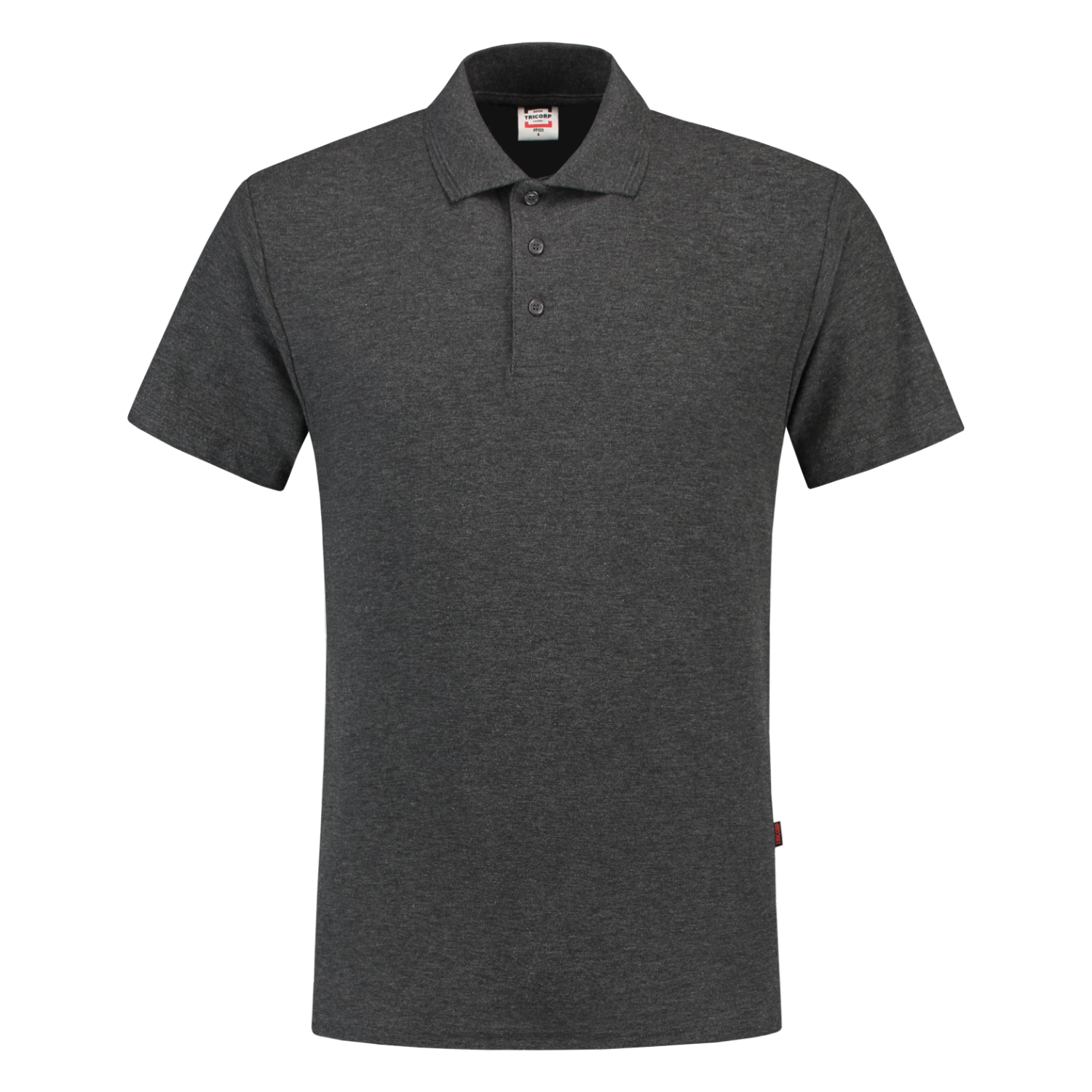 Tricorp Casual Poloshirts 201003- PP180 antracietgrijs melange(antramel)