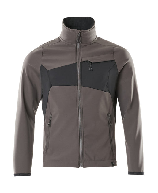 Mascot Accelerate Softshell jas 20102-253 donker antracietgrijs-zwart(1809)